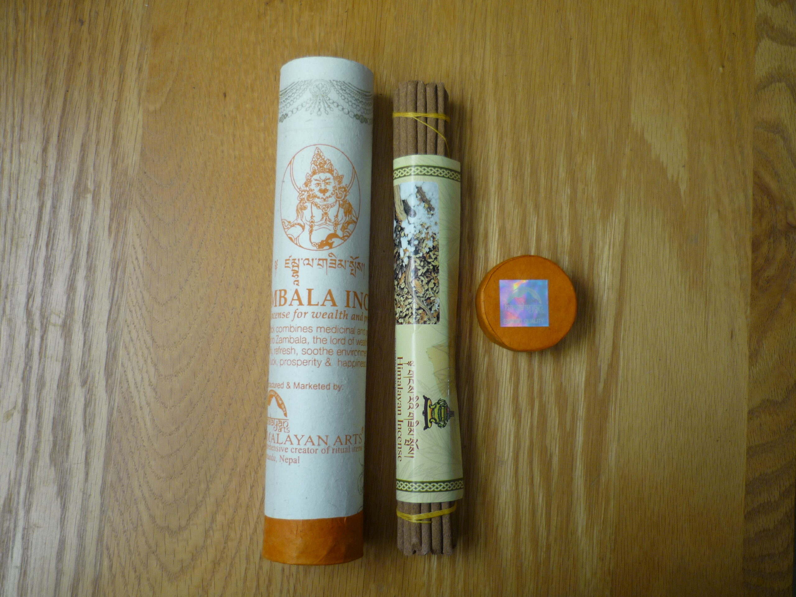 Item: #754- Zambala Incense (Wealth and Prosperity). - Image 2